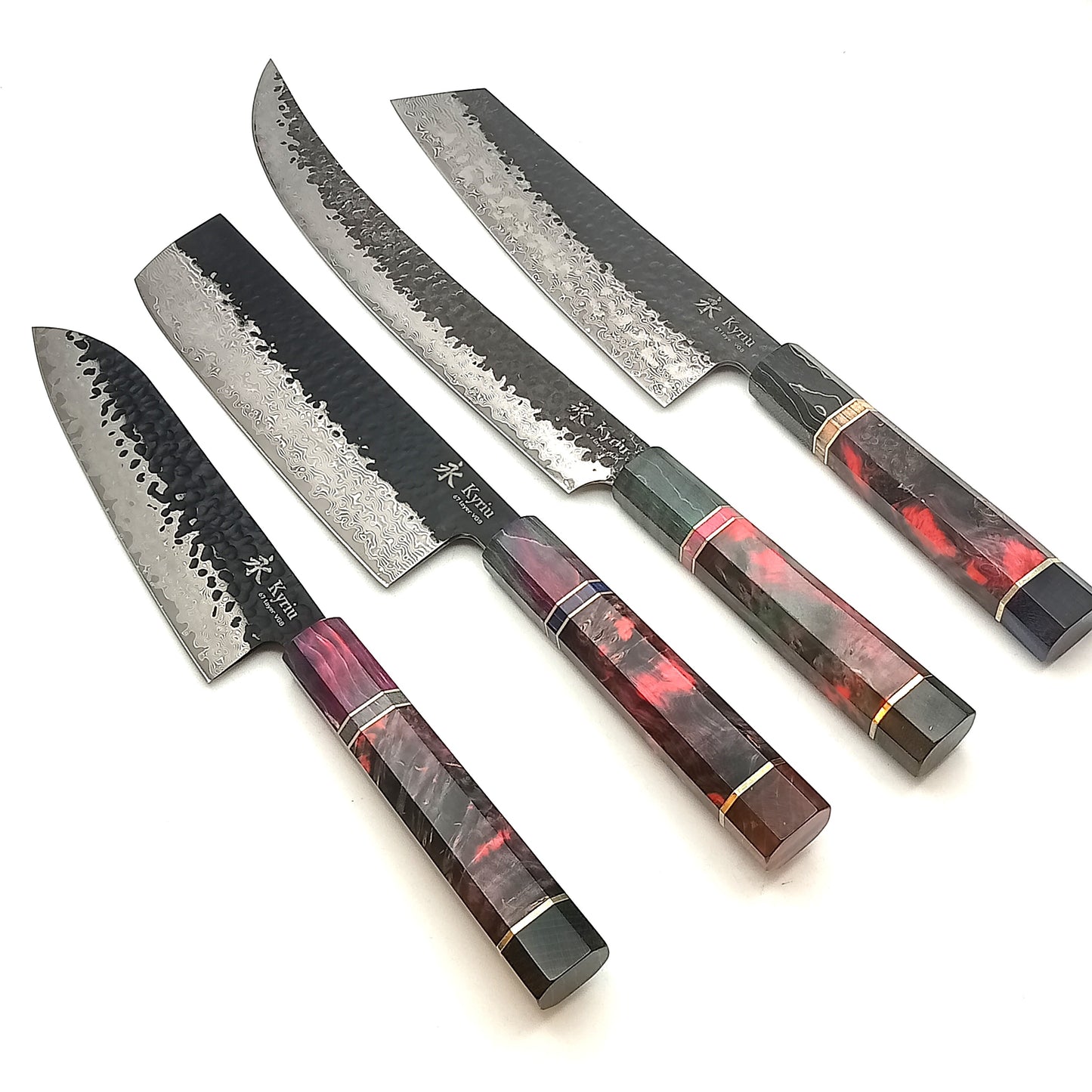 Set Kyriu 4 pezzi "Rosso Notturno"
