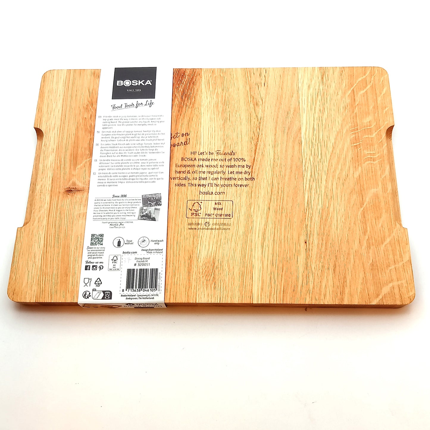 Tagliere in quercia medio