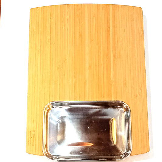 Tagliere con raccoglitore