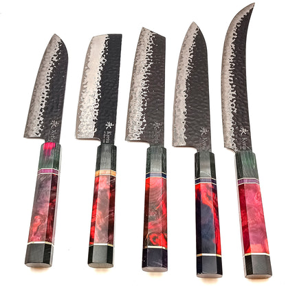 Set Kyriu 5 pezzi "Rosso di Sera"