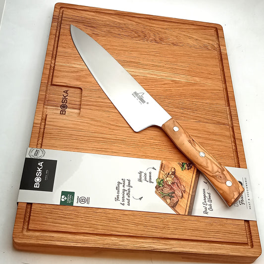 Set MaglioNero Trinciante e Tagliere