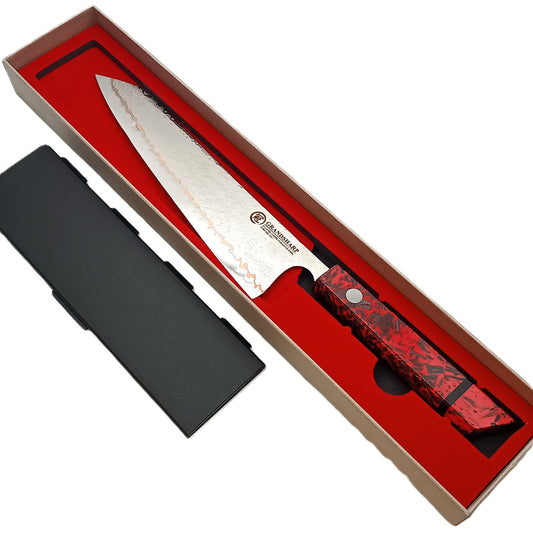 Copper Damascus Kiritsuke