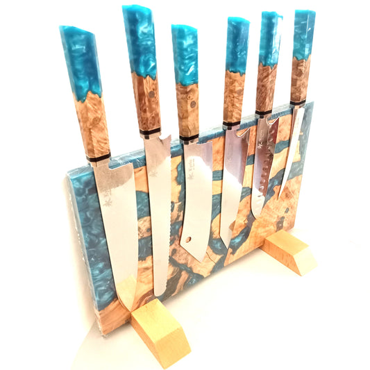 Set Kyriu 6 pezzi Blu con ceppo