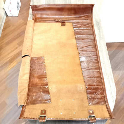 Borsa Porta Coltelli in cuoio 17posti