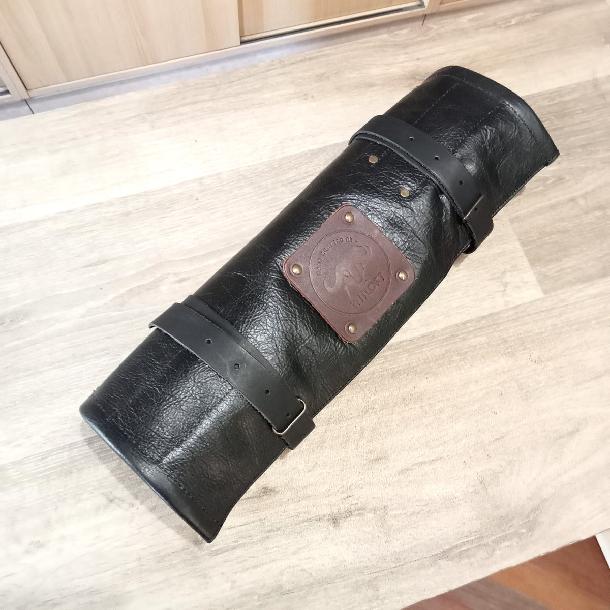 Borsa Porta Coltelli in cuoio 17posti